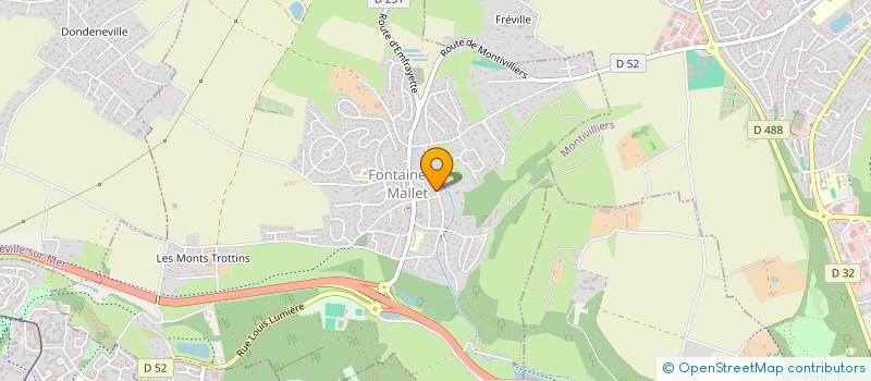 localisation de l'entreprise MONSIEUR KARIM BRAKNI  FONTAINE-LA-MALLET