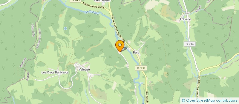 localisation de l'entreprise MONSIEUR KARIM BRUSSELEERS  CHISSEY-EN-MORVAN