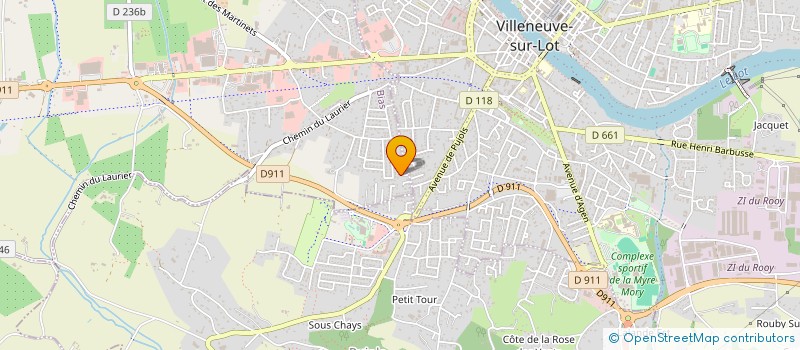 localisation de l'entreprise MONSIEUR KARIM BUSSIERES  BIAS