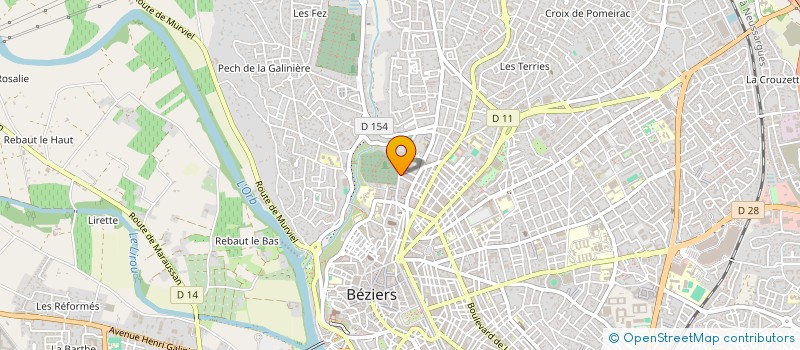 localisation de l'entreprise MONSIEUR KARIM CALVEYRAC  BEZIERS