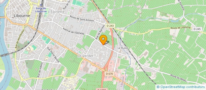 localisation de l'entreprise MONSIEUR KARIM CAZENAVE  LIBOURNE