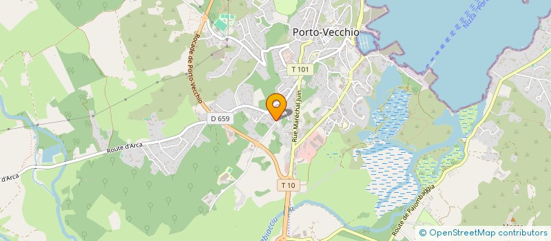 localisation de l'entreprise MONSIEUR KARIM CHAARA  PORTO-VECCHIO