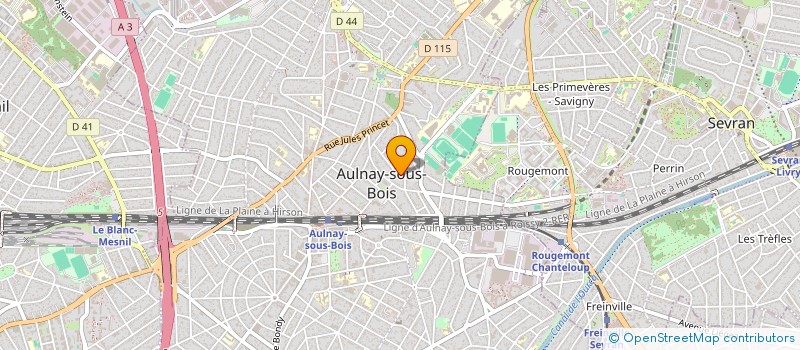localisation de l'entreprise MONSIEUR KARIM CHABANE  AULNAY-SOUS-BOIS