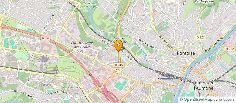 localisation de l'entreprise MONSIEUR KARIM CHAFIK  PONTOISE