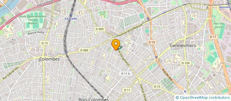 localisation de l'entreprise MONSIEUR KARIM CHAKAL à BOIS-COLOMBES