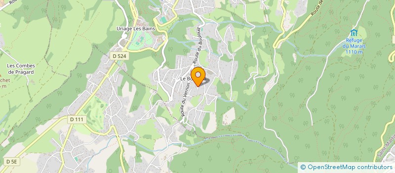 localisation de l'entreprise MONSIEUR KARIM CHAMOND  SAINT-MARTIN-D'URIAGE