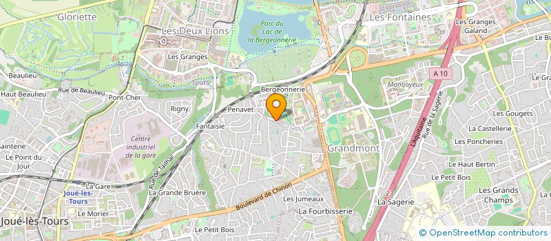 localisation de l'entreprise MONSIEUR KARIM CHEJRI  TOURS