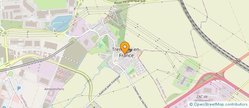 localisation de l'entreprise MONSIEUR KARIM CHERIETTE à TREMBLAY-EN-FRANCE