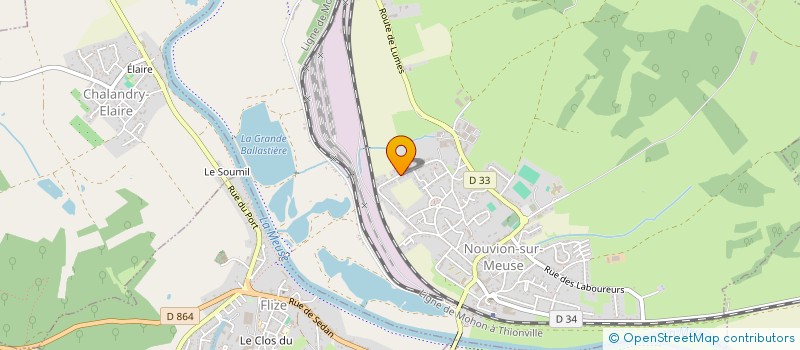 localisation de l'entreprise MONSIEUR KARIM CHIBANE  NOUVION-SUR-MEUSE