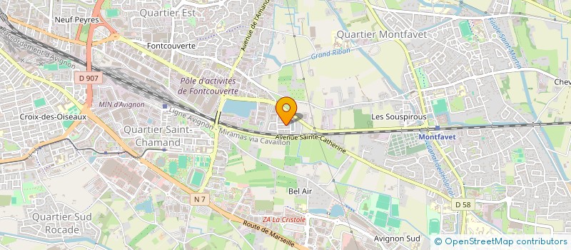 localisation de l'entreprise MONSIEUR KARIM CHICAR  AVIGNON