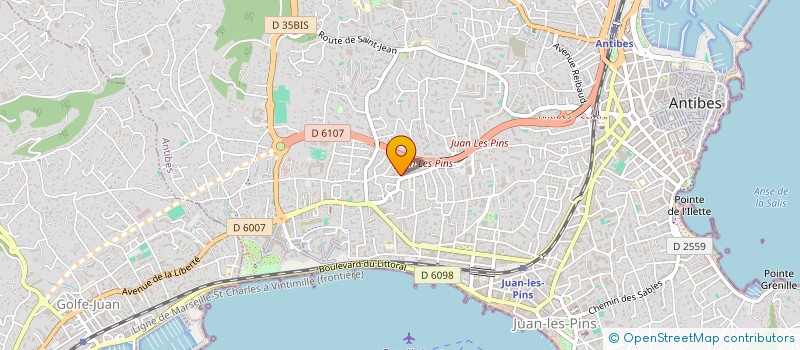 localisation de l'entreprise MONSIEUR KARIM CHIDI  ANTIBES