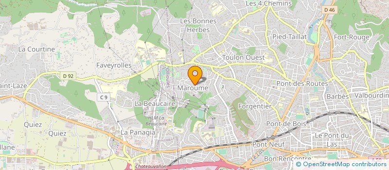 localisation de l'entreprise MONSIEUR KARIM CHIHI  TOULON