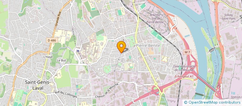 localisation de l'entreprise MONSIEUR KARIM CHIKH  OULLINS-PIERRE-BENITE