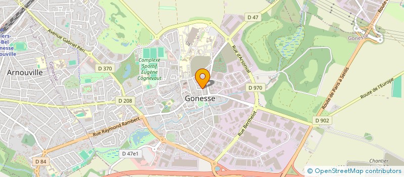 localisation de l'entreprise MONSIEUR KARIM CHOUAFI  GONESSE