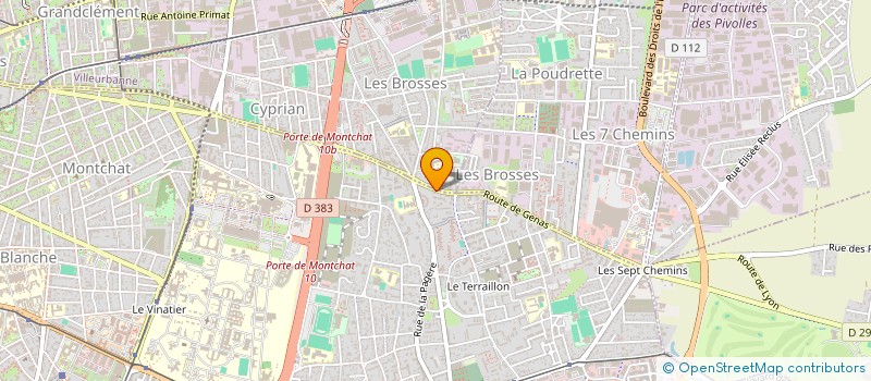 localisation de l'entreprise MONSIEUR KARIM CHOUAG à BRON