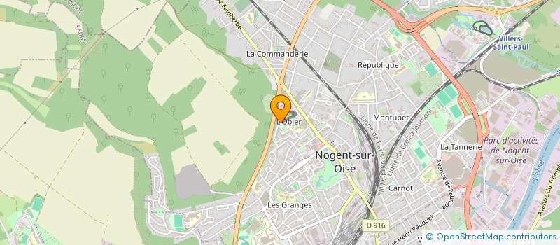 localisation de l'entreprise MONSIEUR KARIM CISSOKO  NOGENT SUR OISE