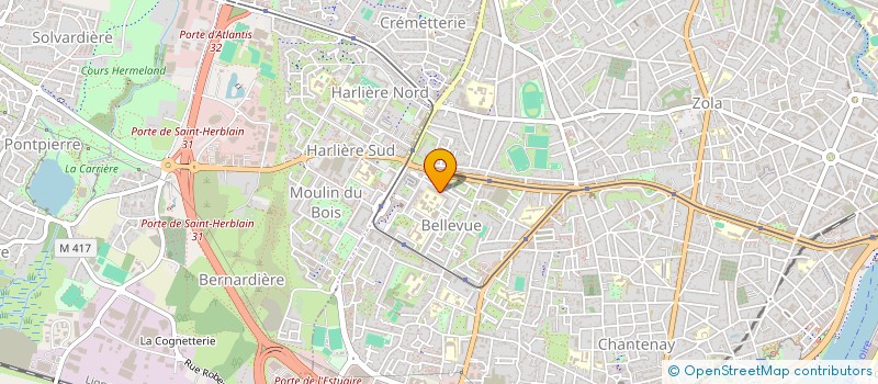 localisation de l'entreprise MONSIEUR KARIM COUROUSSE à NANTES