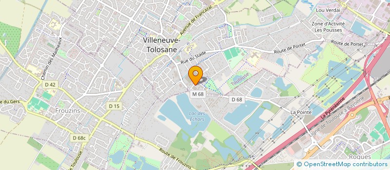 localisation de l'entreprise MONSIEUR KARIM DABABIE  VILLENEUVE-TOLOSANE