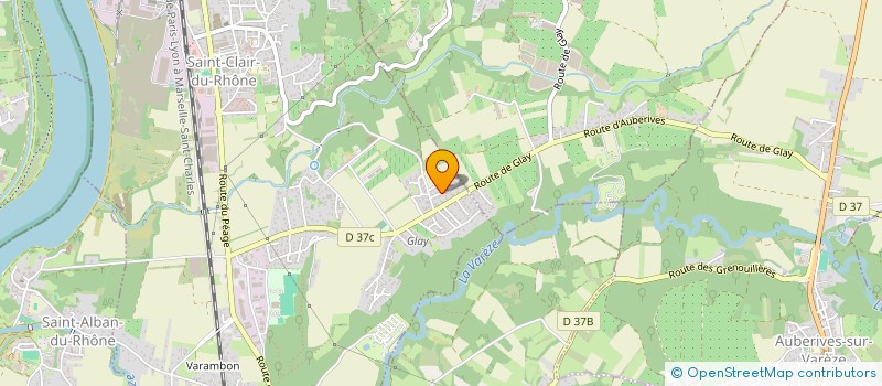 localisation de l'entreprise MONSIEUR KARIM DADDI  SAINT-CLAIR-DU-RHONE