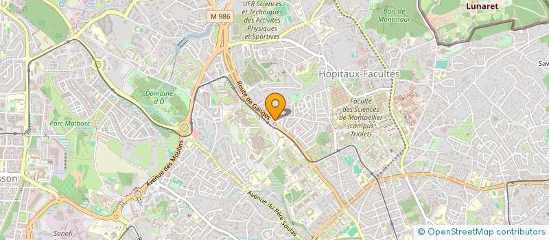 localisation de l'entreprise MONSIEUR KARIM DAHBI à MONTPELLIER