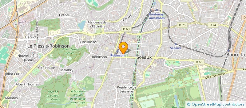 localisation de l'entreprise MONSIEUR KARIM DAHMANE à SCEAUX