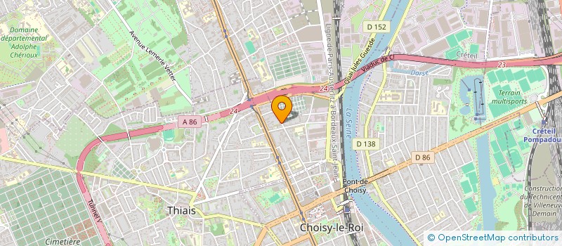 localisation de l'entreprise MONSIEUR KARIM DAHMANE  CHOISY-LE-ROI