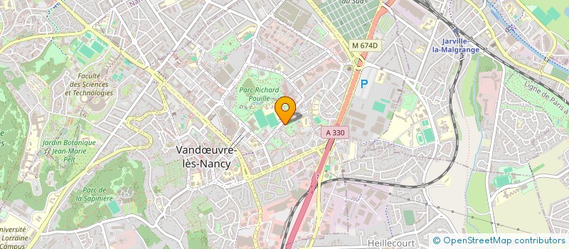 localisation de l'entreprise MONSIEUR KARIM DAMBRI  VANDUVRE-LES-NANCY