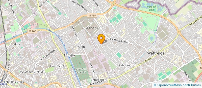 localisation de l'entreprise MONSIEUR KARIM DAOUD  WATTRELOS