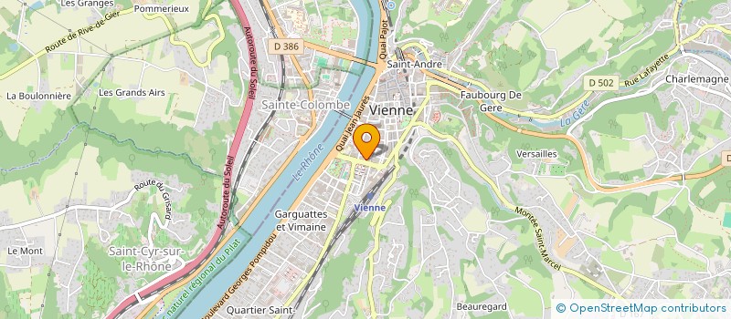 localisation de l'entreprise MONSIEUR KARIM DAOULET à VIENNE