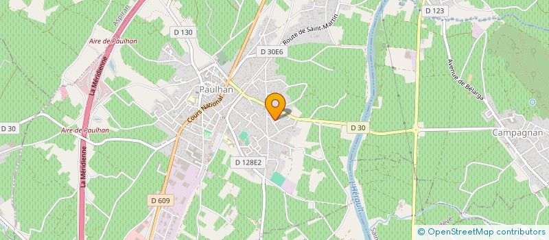 localisation de l'entreprise MONSIEUR KARIM DEBACHE  PAULHAN