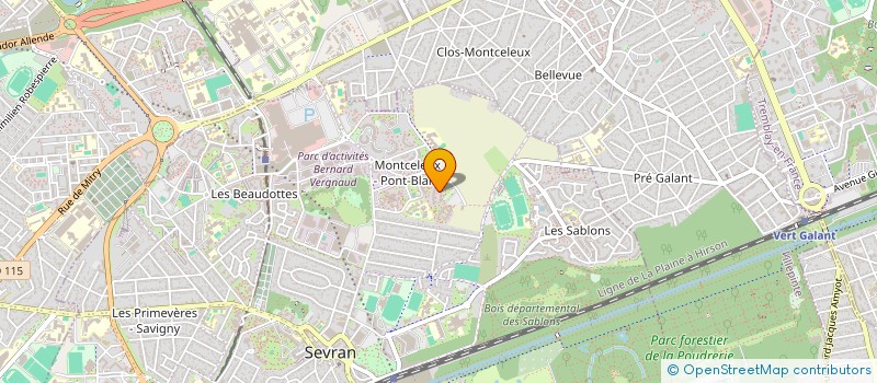 localisation de l'entreprise MONSIEUR KARIM DEBBAH  SEVRAN