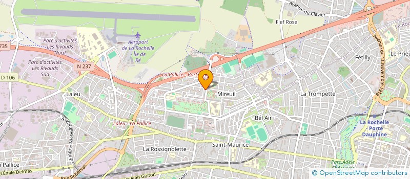 localisation de l'entreprise MONSIEUR KARIM DEKKICHE  LA ROCHELLE