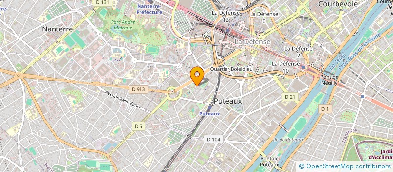 localisation de l'entreprise MONSIEUR KARIM DERIDECHE à PUTEAUX