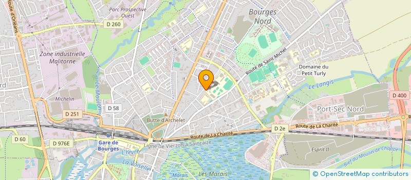 localisation de l'entreprise MONSIEUR KARIM DEROUECHE  BOURGES