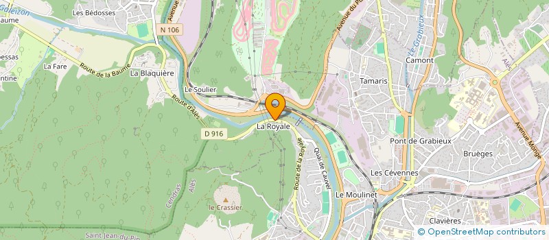 localisation de l'entreprise MONSIEUR KARIM DERRADJ  SAINT-MARTIN-DE-VALGALGUES