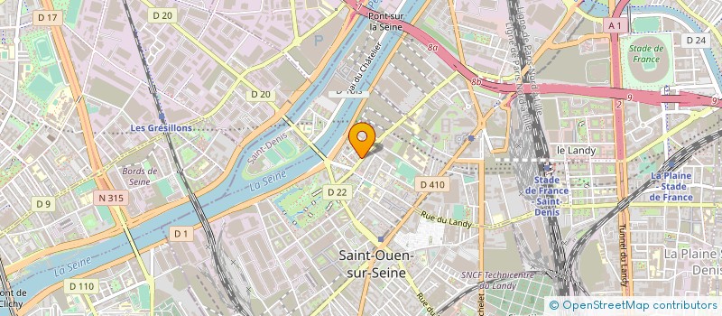localisation de l'entreprise MONSIEUR KARIM DIARRASSOUBA à SAINT-OUEN-SUR-SEINE