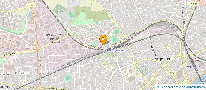 localisation de l'entreprise MONSIEUR KARIM DIB  ARGENTEUIL