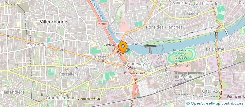 localisation de l'entreprise MONSIEUR KARIM DIBI  VILLEURBANNE