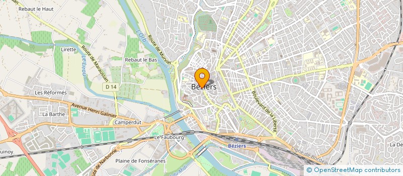 localisation de l'entreprise MONSIEUR KARIM DILIAH  BEZIERS