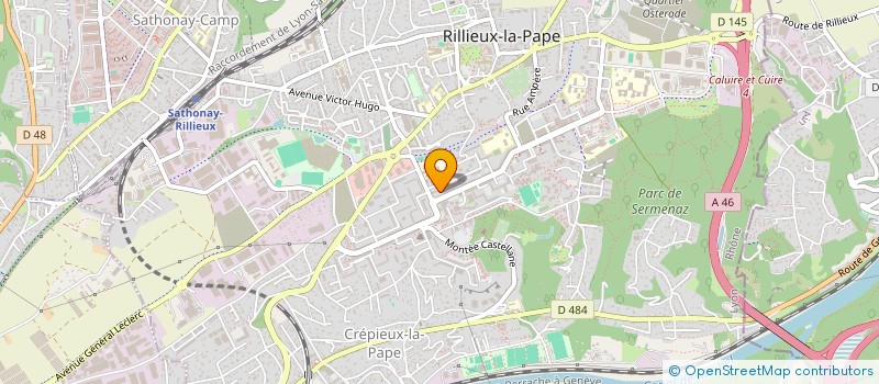 localisation de l'entreprise MONSIEUR KARIM DJEMAI  RILLIEUX-LA-PAPE