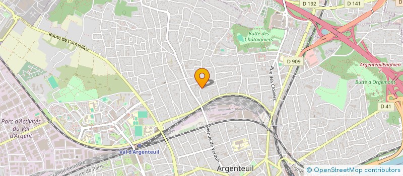 localisation de l'entreprise MONSIEUR KARIM DRARIS  ARGENTEUIL