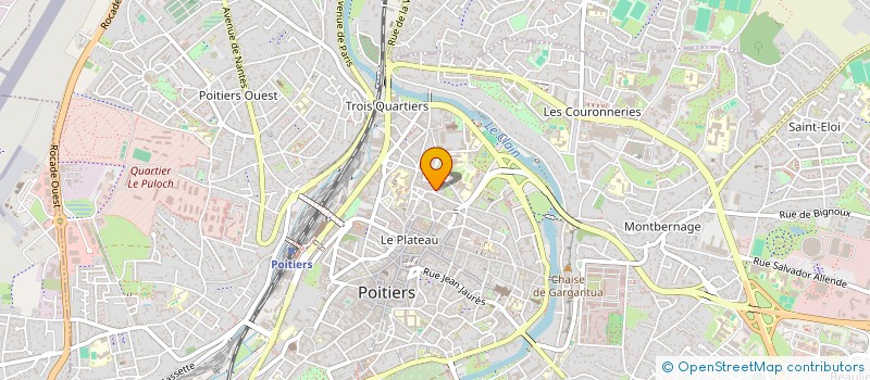 localisation de l'entreprise MONSIEUR KARIM EBEL  POITIERS