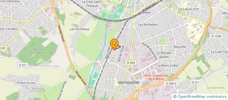localisation de l'entreprise MONSIEUR KARIM EL AABOUNI à VERNOUILLET