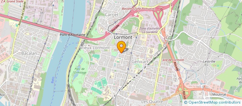 localisation de l'entreprise MONSIEUR KARIM EL BAHI  LORMONT