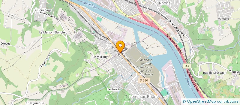 localisation de l'entreprise MONSIEUR KARIM EL BOUZIDI  GIVORS