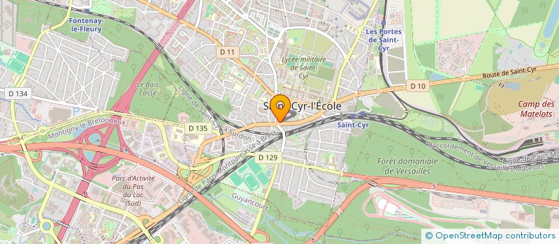 localisation de l'entreprise MONSIEUR KARIM EL HASSANI  SAINT-CYR-L'ECOLE