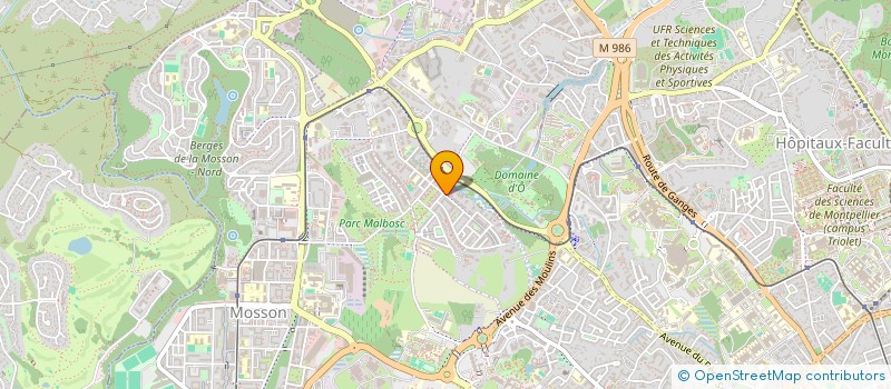 localisation de l'entreprise MONSIEUR KARIM EL JAGHMATI  MONTPELLIER