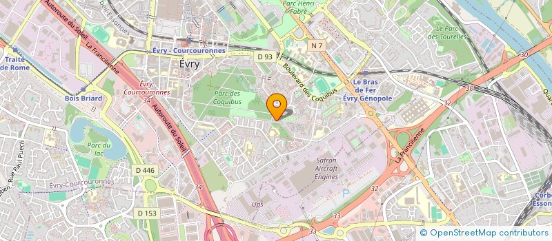 localisation de l'entreprise MONSIEUR KARIM EL KAFFAFI  EVRY-COURCOURONNES