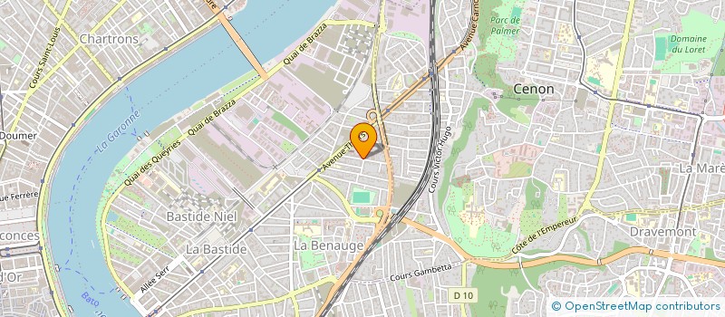 localisation de l'entreprise MONSIEUR KARIM EL LEBBAR  BORDEAUX