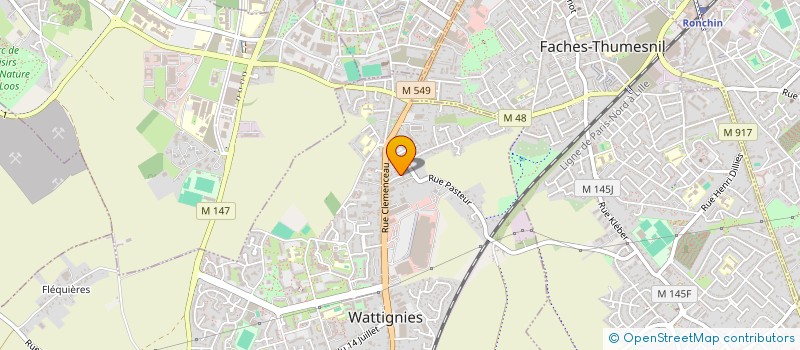 localisation de l'entreprise MONSIEUR KARIM EL MOUSSAOUI  WATTIGNIES